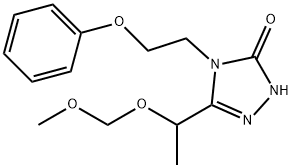 2,4-Dihydro-5-[1-(MethoxyMethoxy)ethyl]-4-(2-phenoxyethyl)-3H-1,2,4-triazol-3-one|2,4-Dihydro-5-[1-(MethoxyMethoxy)ethyl]-4-(2-phenoxyethyl)-3H-1,2,4-triazol-3-one