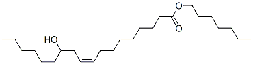 heptyl 12-hydroxyoleate Structure