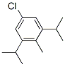 5-chloro-2-methyl-1,3-dipropan-2-yl-benzene Struktur