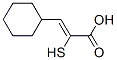 3-シクロヘキシル-2-メルカプトプロペン酸 化学構造式