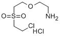 2-[2-(2-Chloroethl)sulfonyl]ethoxyethanamine hydrochloride Structure