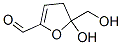 2-Furancarboxaldehyde, 4,5-dihydro-5-hydroxy-5-(hydroxymethyl)- (9CI) Structure