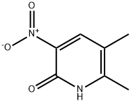 5,6-DIMETHYL-3-NITRO-2(1H)-PYRIDINONE,98276-88-1,结构式