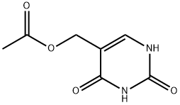 5-(ACETYLOXYMETHYL)URACIL 化学構造式