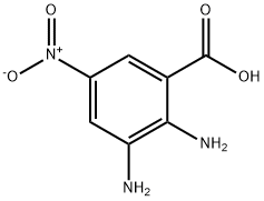 2,3-Diamino-5-nitrobenzoic acid Struktur