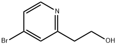 4-Bromo-(2-hydroxyethyl)-pyridine 化学構造式