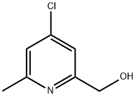 (4-CHLORO-6-METHYL-PYRIDIN-2-YL)-METHANOL Struktur