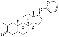 2-.alpha.-Methyldihydrotestosterone pyran-2-yl ether Struktur