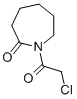 2H-Azepin-2-one, 1-(chloroacetyl)hexahydro- (9CI) Structure