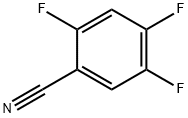 2,4,5-Trifluorobenzonitrile Struktur
