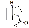 Tricyclo[4.3.0.01,4]nonane-9-carbonyl chloride, 4-methyl-, (1R*,4alpha,6beta,9beta)- (9CI) Structure