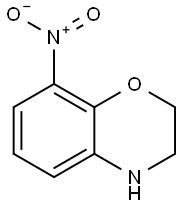 3,4-二氢-8-硝基-2H-1,4-苯并噁嗪,98395-66-5,结构式