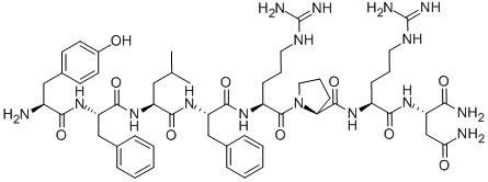 H-TYR-PHE-LEU-PHE-ARG-PRO-ARG-ASN-NH2|猪神经调节肽U-8