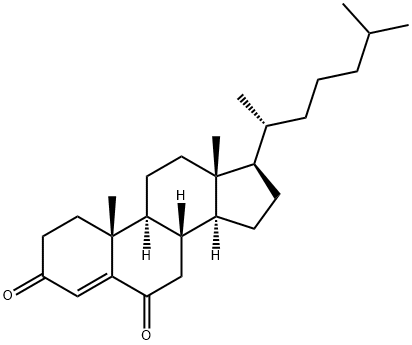 cholest-4-en-3,6-dione Structure