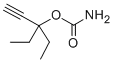 1-Pentyn-3-ol,3-ethyl-,carbamate(9CI) Structure