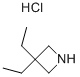 3,3-DIETHYL-AZETIDINE HYDROCHLORIDE Structure