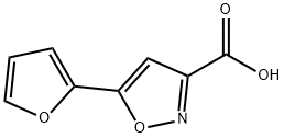 5-(2-呋喃)异唑-3-甲酸,98434-06-1,结构式