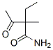 Butanamide, 2-ethyl-2-methyl-3-oxo- (9CI) Structure