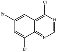 6,8-二溴-4-氯喹唑啉, 98436-45-4, 结构式