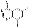 4-CHLORO-6,8-DIIODOQUINAZOLINE Structure