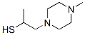 1-Piperazineethanethiol,-alpha-,4-dimethyl-(9CI) 结构式