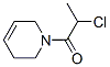 Pyridine, 1-(2-chloro-1-oxopropyl)-1,2,3,6-tetrahydro- (9CI) Structure