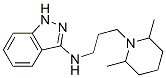 98459-18-8 N-[3-(2,6-dimethyl-1-piperidyl)propyl]-1H-indazol-3-amine