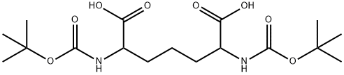 Boc-2,6-diaminopimelic acid Structure
