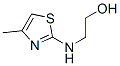 Ethanol,  2-[(4-methyl-2-thiazolyl)amino]- Structure