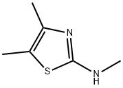 2-Thiazolamine,  N,4,5-trimethyl- 化学構造式