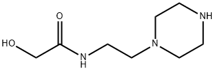 Acetamide, 2-hydroxy-N-[2-(1-piperazinyl)ethyl]- (9CI),98487-69-5,结构式