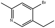 4-бромо-5-этил-2-метилпиридин структура