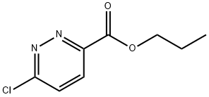 3-PYRIDAZINECARBOXYLIC ACID, 6-CHLORO-, PROPYL ESTER,98490-71-2,结构式