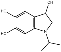 1H-Indole-3,5,6-triol, 2,3-dihydro-1-(1-methylethyl)- (9CI),98496-30-1,结构式