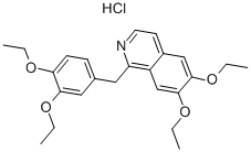 エタベリン塩酸塩 化学構造式