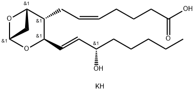 トロンボキサンA2カリウム塩 化学構造式