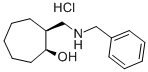 CIS-2-BENZYLAMINOMETHYL-1-CYCLOHEPTANOL HYDROCHLORIDE Struktur