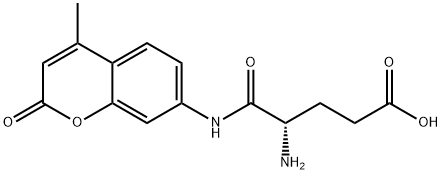 H-GLU-AMC 化学構造式