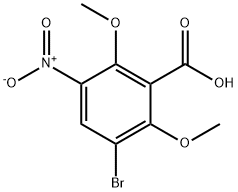 3-BROMO-2,6-DIMETHOXY-5-NITROBENZOIC ACID|3-溴-2,6-二甲氧基-5-硝基苯甲酸