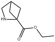 2-氮杂双环[2.1.1]己烷-1-甲酸乙酯 结构式
