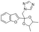 2-(Benzofuran-2-yl)-2-(1-(1H-1,2,4-triazolyl)-methyl)-4,5-dimethyl-1,3 -dioxolan [German]|