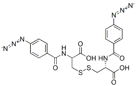 N,N'-bis(4-azidobenzoyl)cystine,98537-30-5,结构式