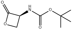 N-(TERT-BUTOXYCARBONYL)-L-SERINE BETA-LACTONE Struktur