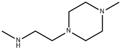 N-甲基-2-(4-甲基哌嗪-1-基)乙胺, 98545-15-4, 结构式