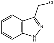 3-(CHLOROMETHYL)-1H-INDAZOLE 结构式