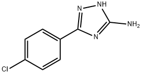 5-(4-Chloro-phenyl)-4H-[1,2,4]triazol-3-ylamine Structure