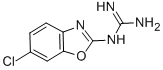 (6-CHLOROBENZO[D]OXAZOL-2-YL)GUANIDINE,98554-01-9,结构式