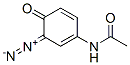 4-ACETYLAMINO-6-DIAZO-2,4-CYCLOHEXADIENONE Structure