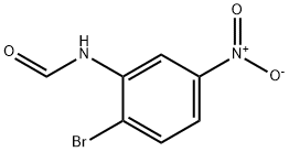 N-(2-broMo-5-nitrophenyl)forMaMide Struktur