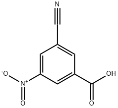3-氰基-5-硝基苯甲酸,98556-65-1,结构式